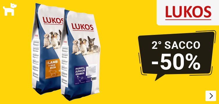 LUKOS droogvoer 2e zak 50% korting DOG